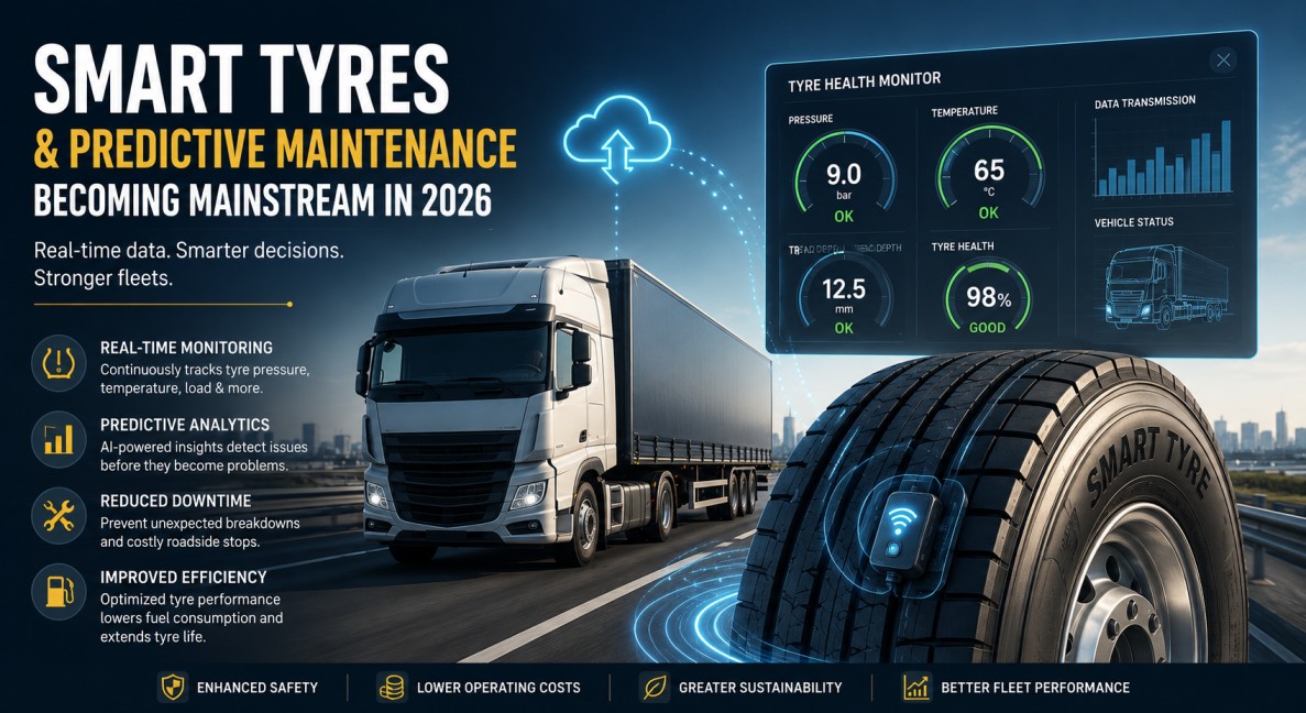 Smart Tyre Market Expected to Exceed $110 Billion by 2026